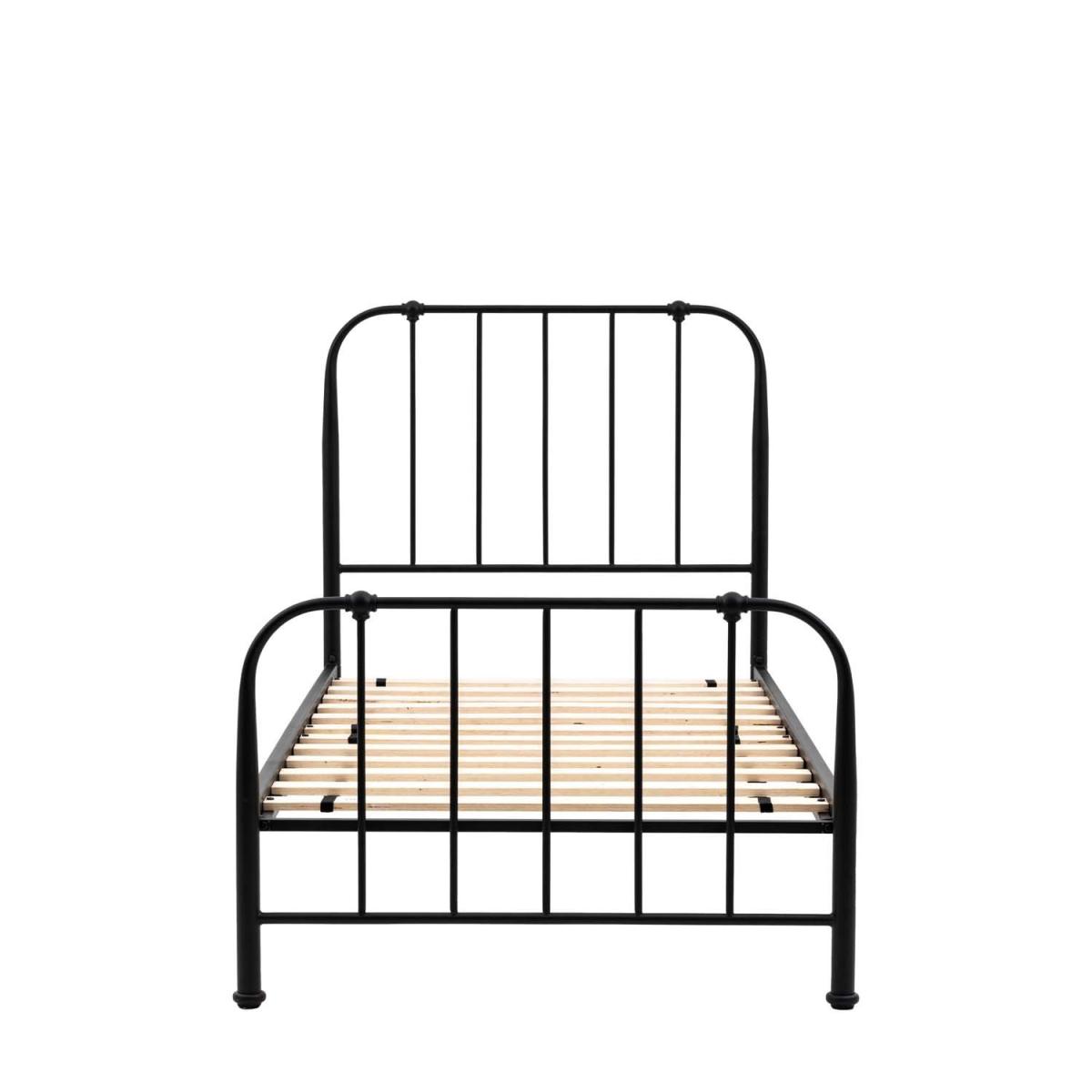 Lamba Metal Bed - Black - Lamba Single Bed in Black – image 6