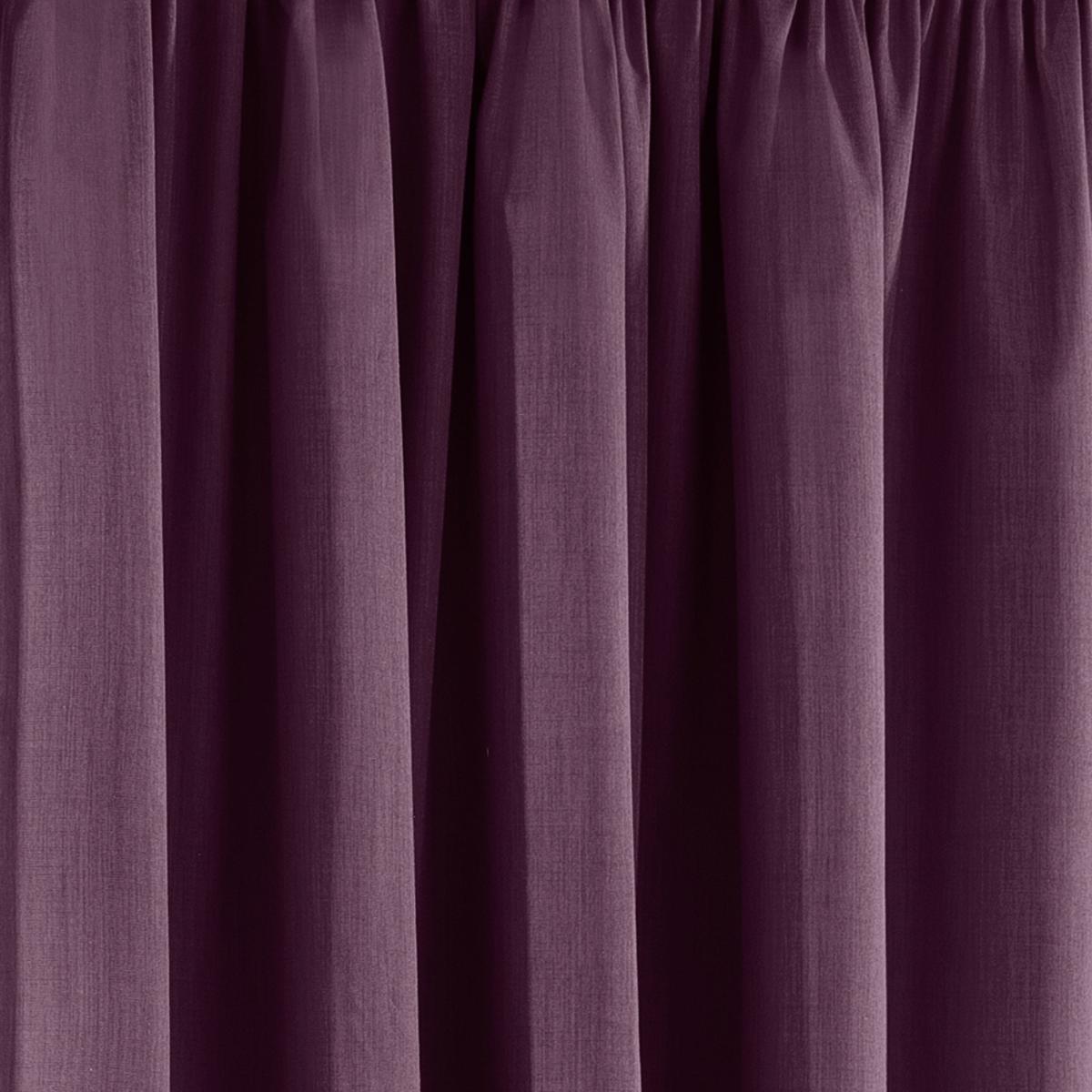 Solar Aubergine Blackout Pencil Pleat Curtains Purple – image 3
