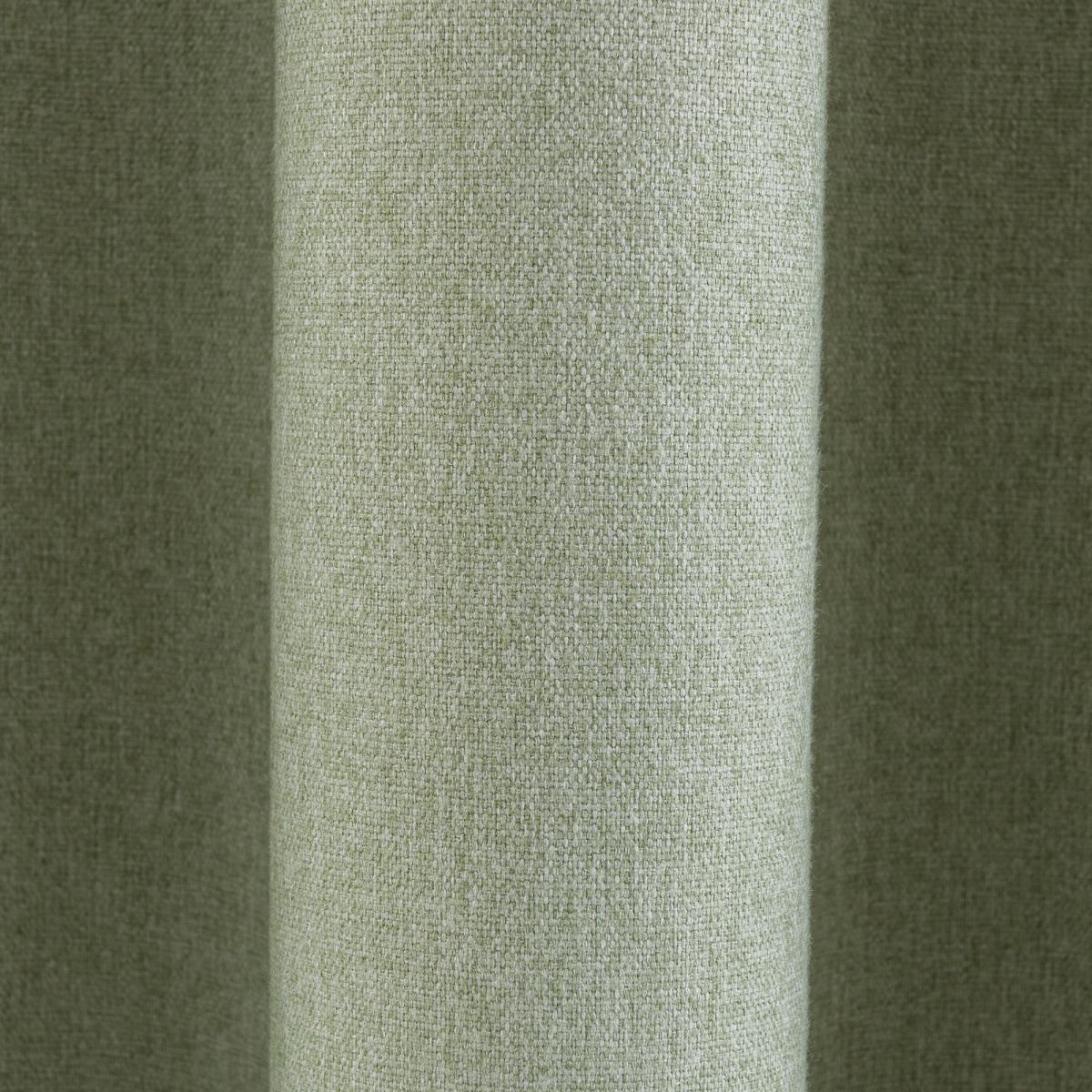 Luna Sage Blackout Pencil Pleat Curtains Green – image 5