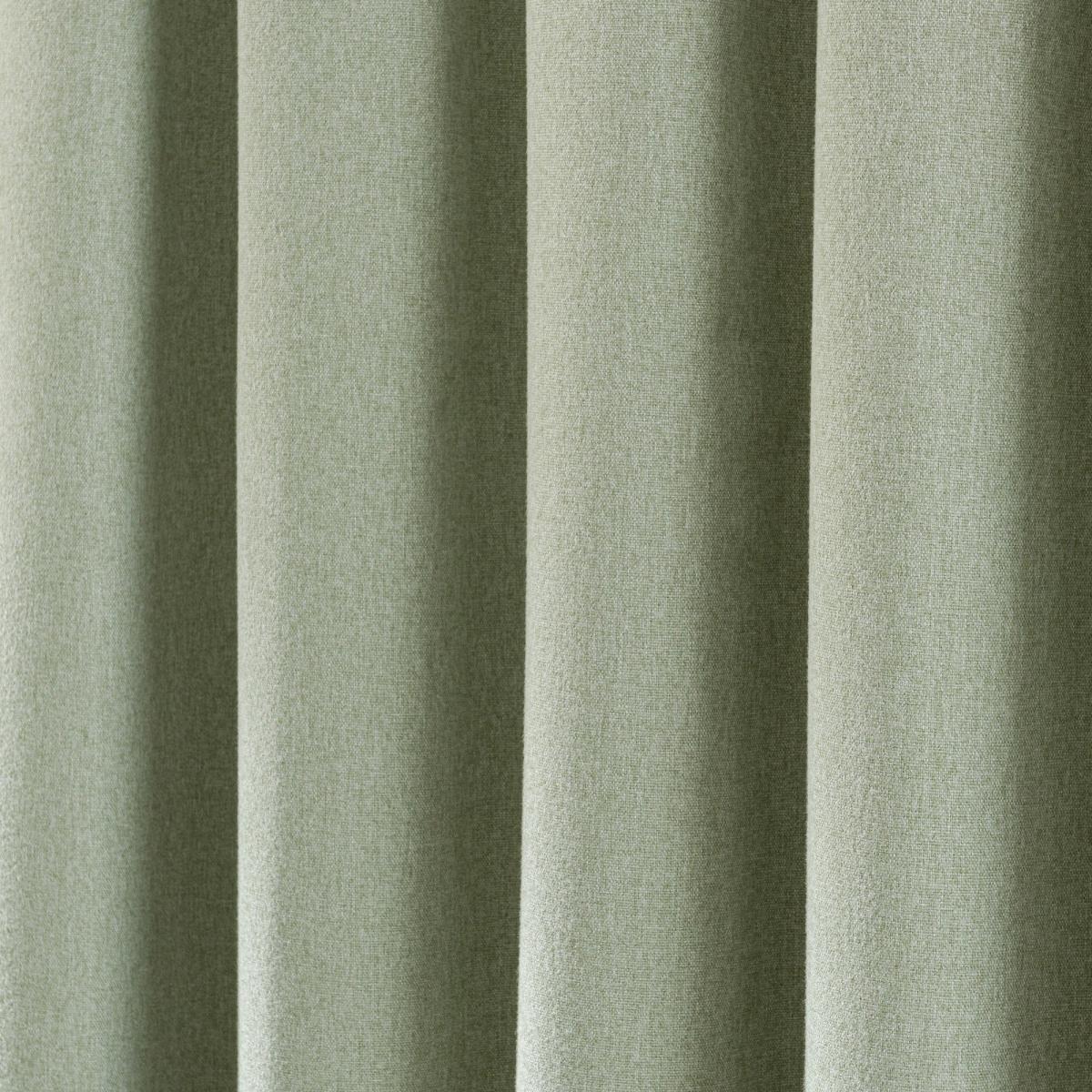 Luna Sage Blackout Pencil Pleat Curtains Green – image 6