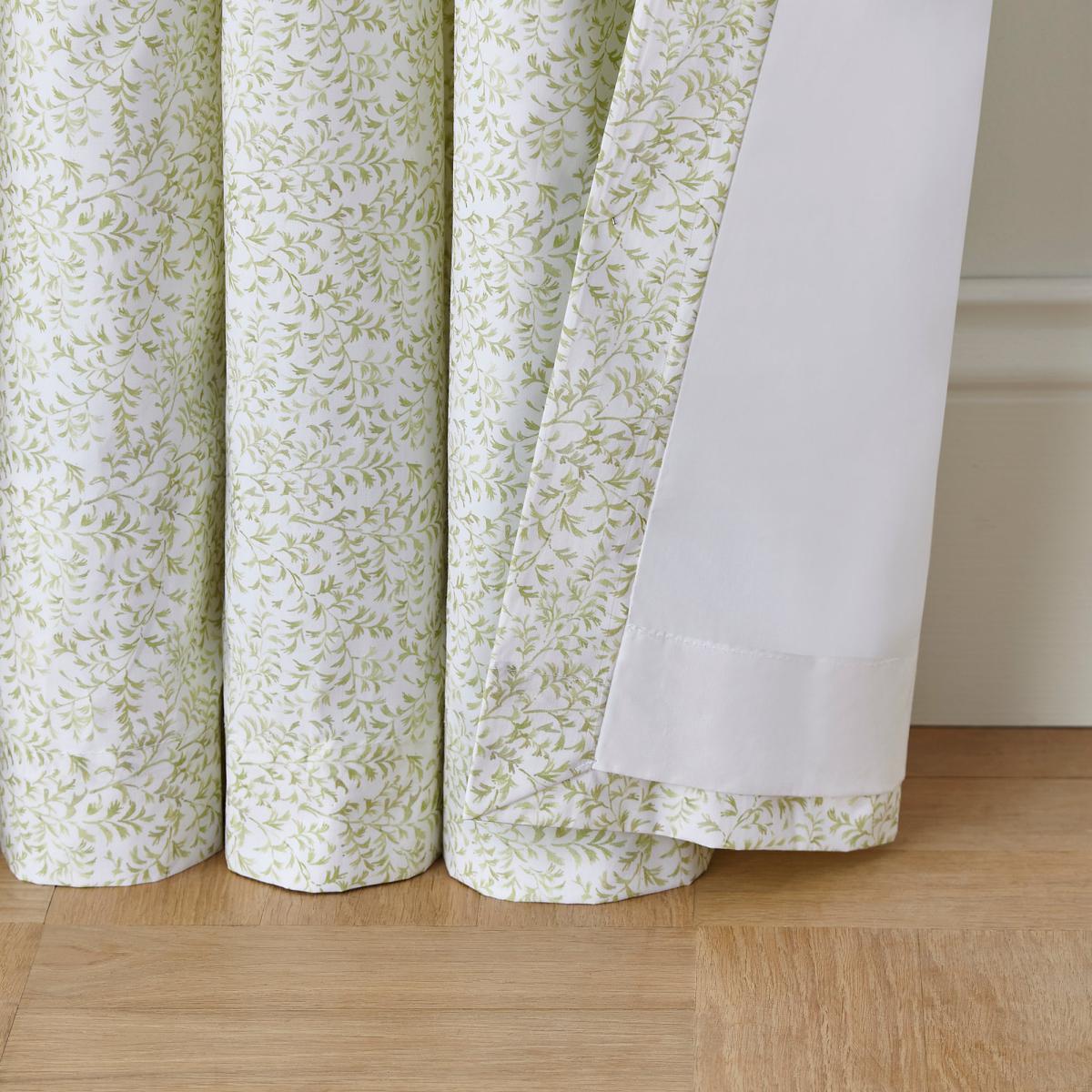Dorma Darcy 100% Cotton Pink Pencil Pleat Curtains Pink – image 3