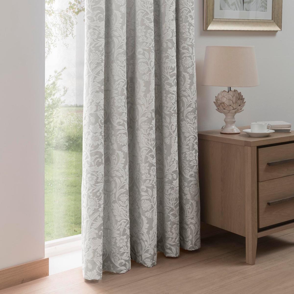Dorma Winchester Blackout Pencil Pleat Curtains Grey – image 2