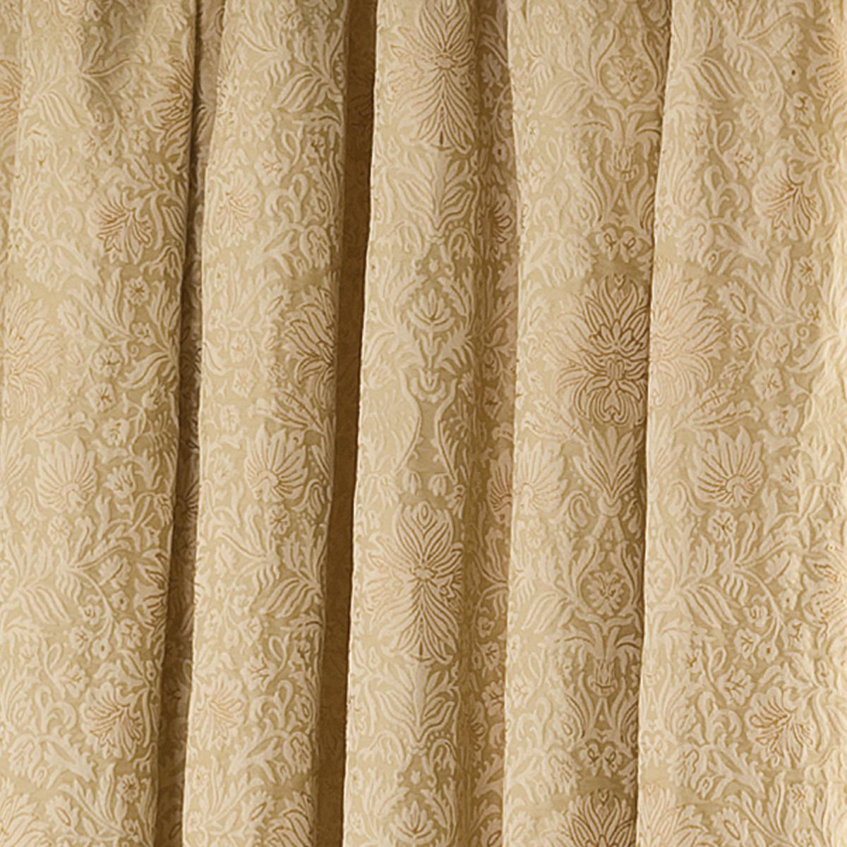 Kensington Gold Pencil Pleat Curtains Gold – image 3