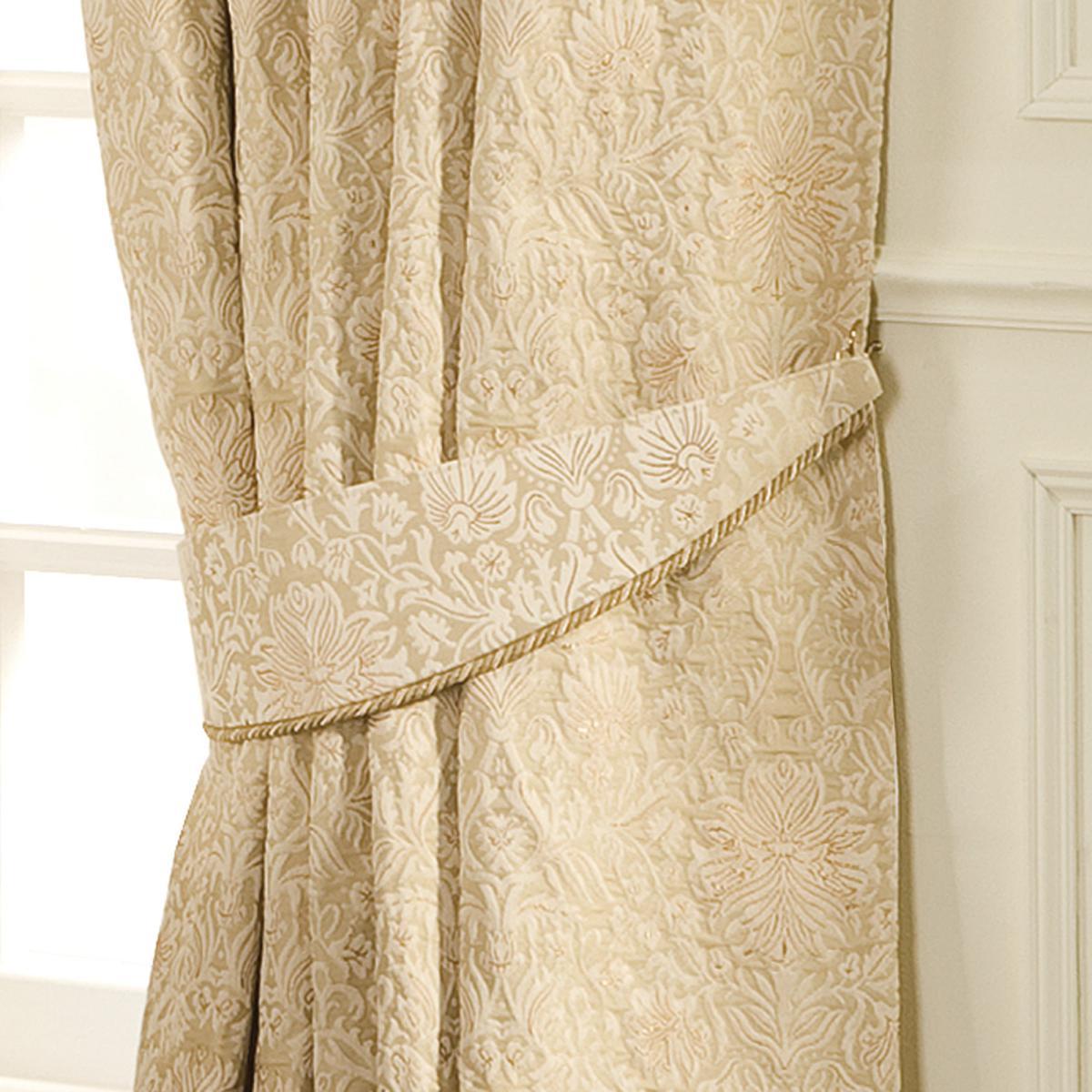 Kensington Gold Pencil Pleat Curtains Gold – image 5