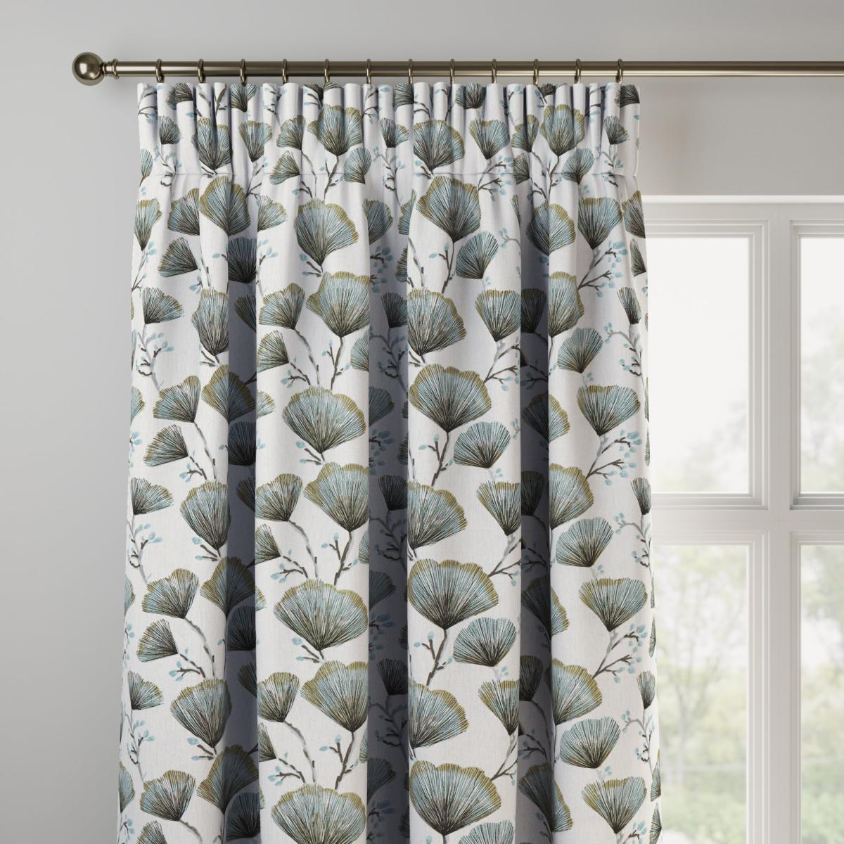 Odin Made to Measure Curtains Odin Printed Seafoam – image 2