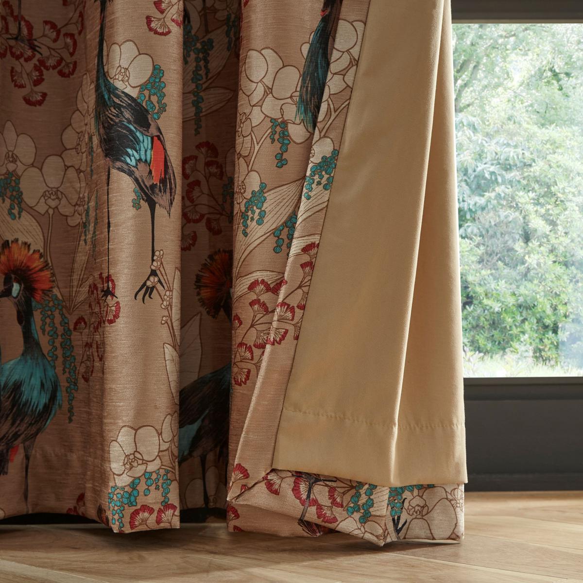 Mariba Gold Pencil Pleat Curtains Gold – image 6