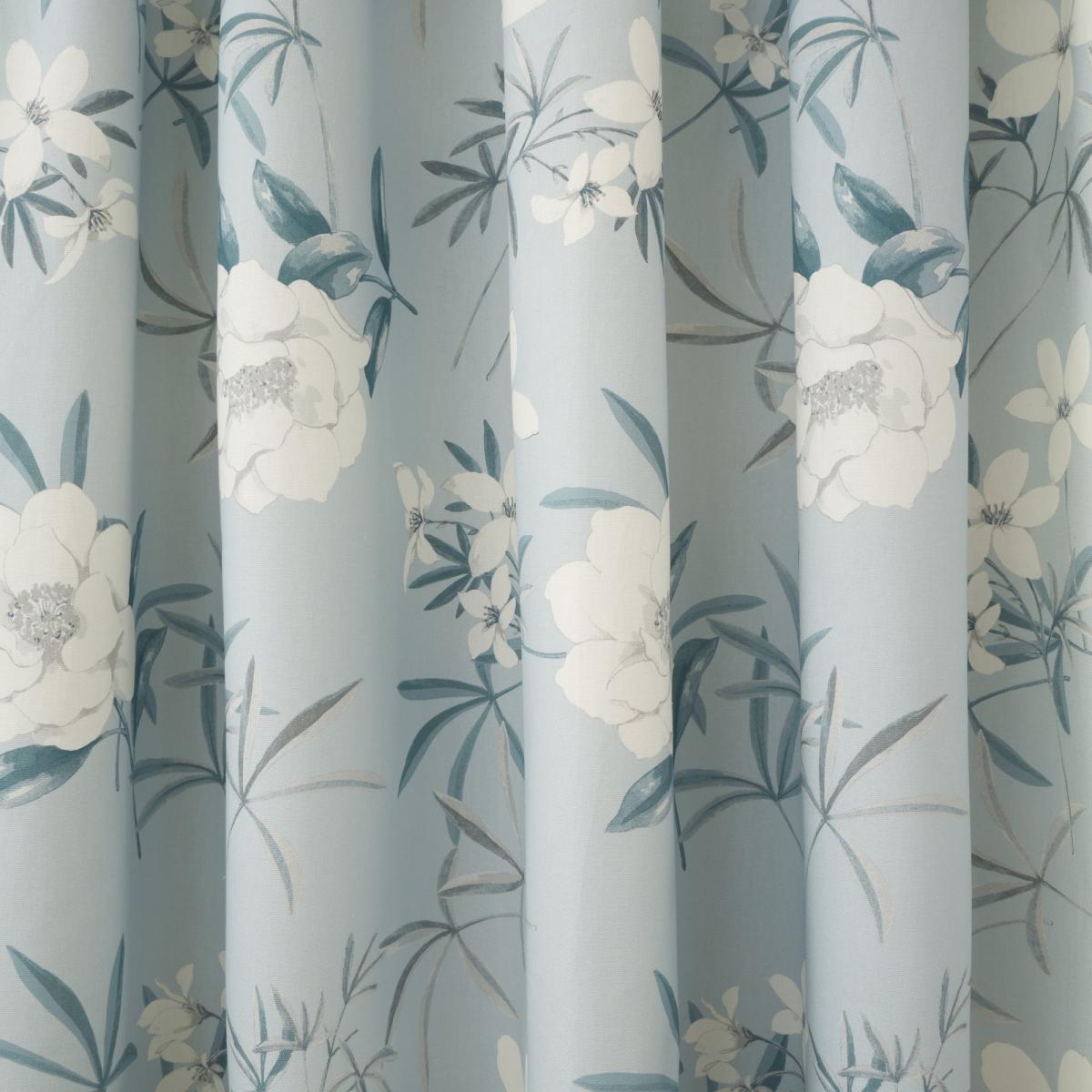 Eve Duck Egg Pencil Pleat Curtains Blue – image 3