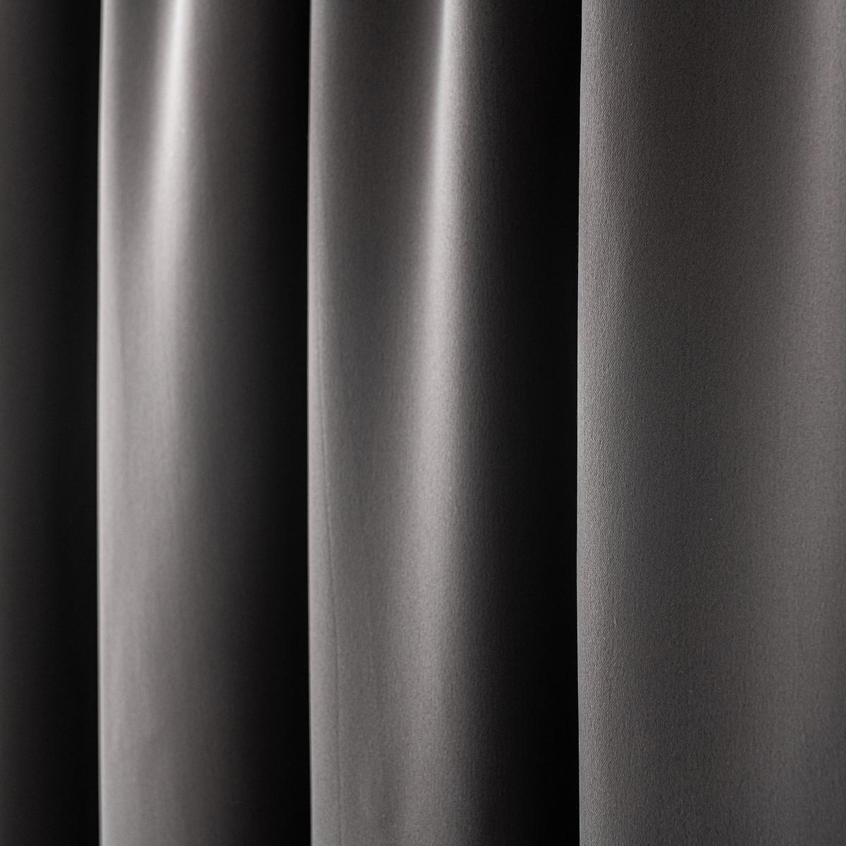 Hotel Grey Sound Reducing Pencil Pleat Curtains Grey – image 6