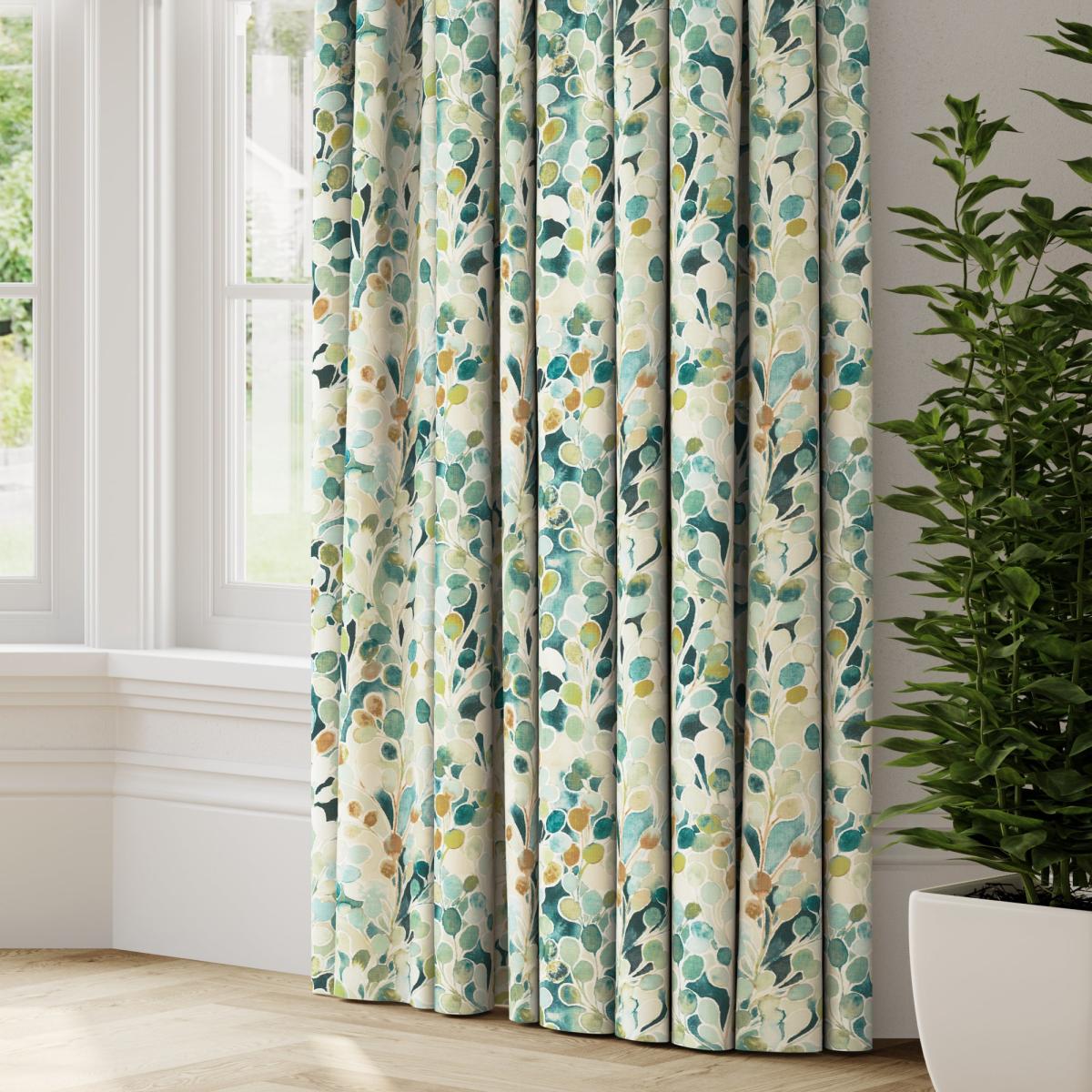 Mardi Gras Made to Measure Curtains Mardi Gras Jade – image 1