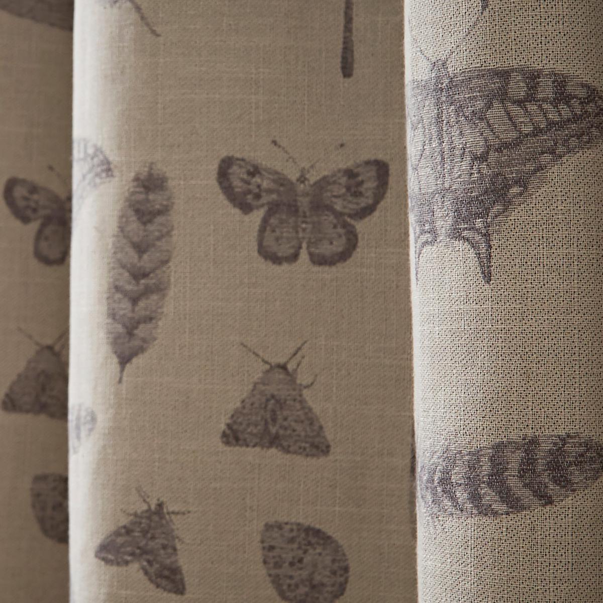 Nature's Study Natural Pencil Pleat Curtains Natural – image 5