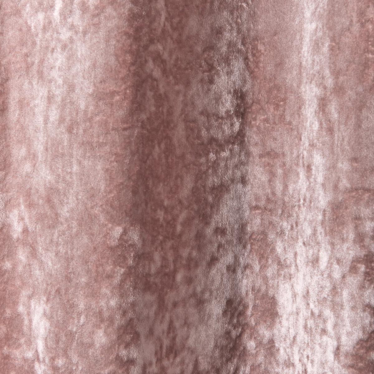 Crushed Velour Blush Pencil Pleat Curtains Blush Pink – image 3