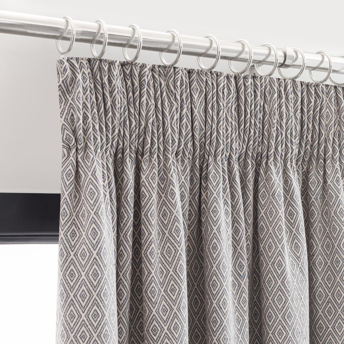 Oslo Grey Pencil Pleat Curtains Grey – image 5