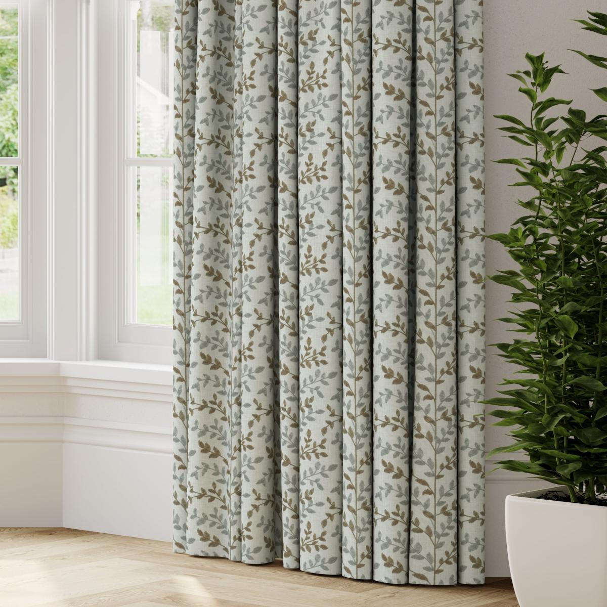 Heritage Zoe Made to Measure Curtains Zoe Peanut and Mink – image 2