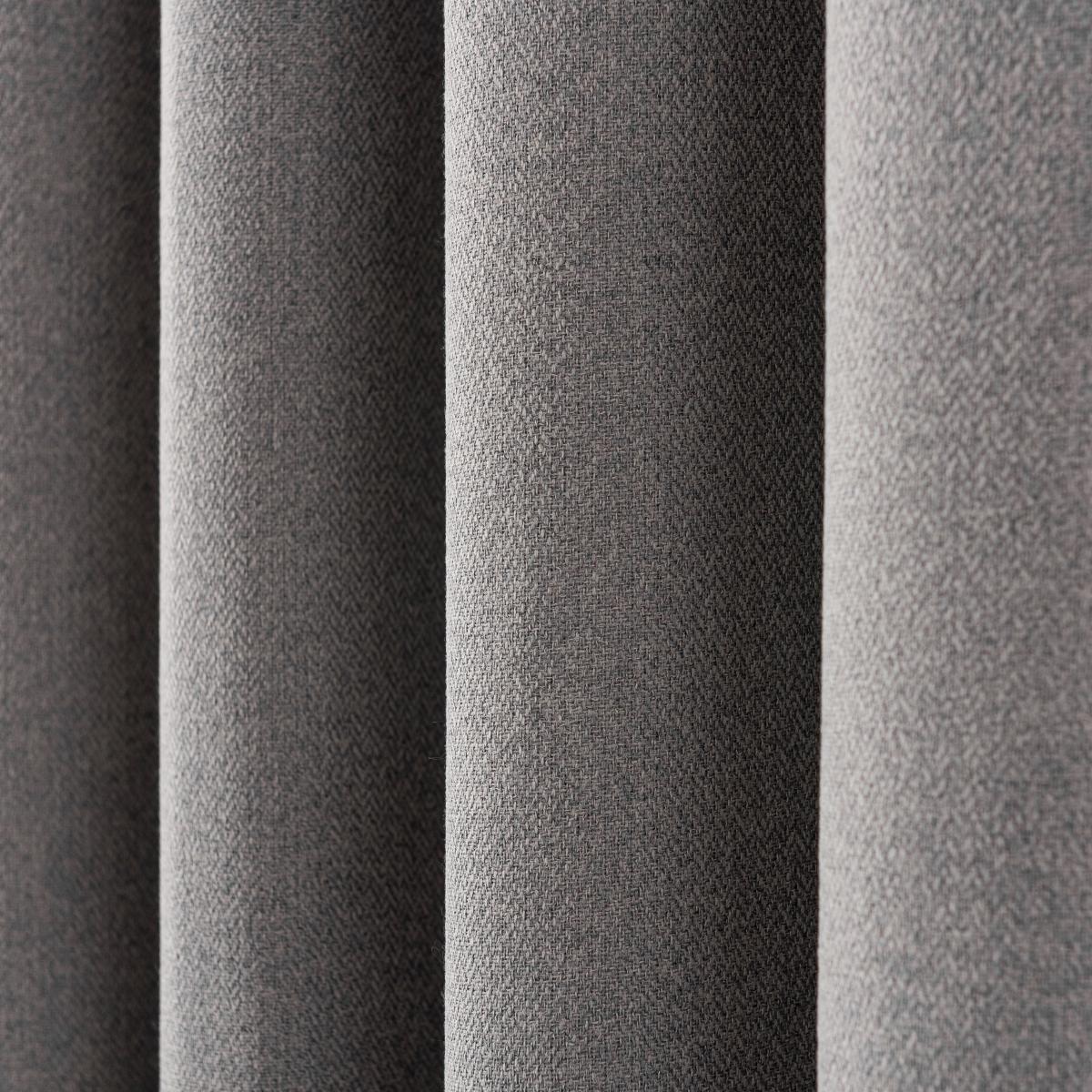 Libra Washable Blackout Pencil Pleat Curtains Dove (Grey) – image 3