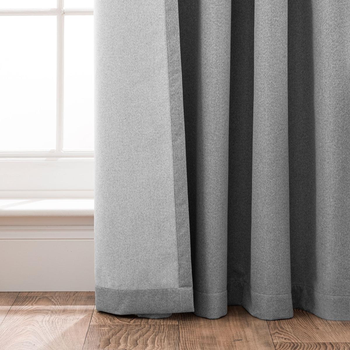 Libra Washable Blackout Pencil Pleat Curtains Dove (Grey) – image 6