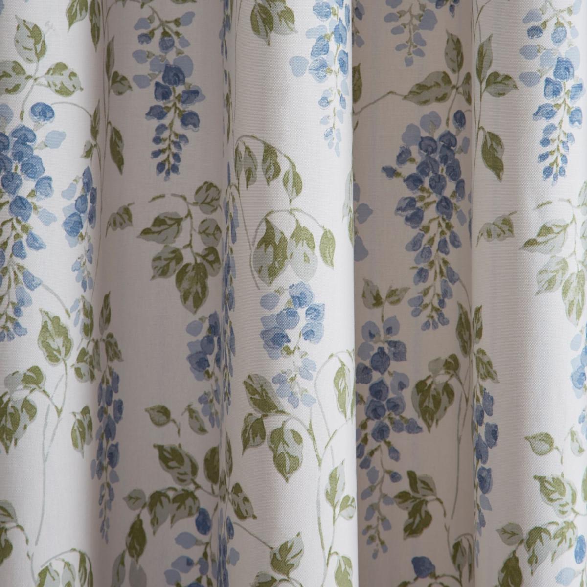 Wisteria Ashley Blue Pencil Pleat Curtains Ashley Blue – image 3
