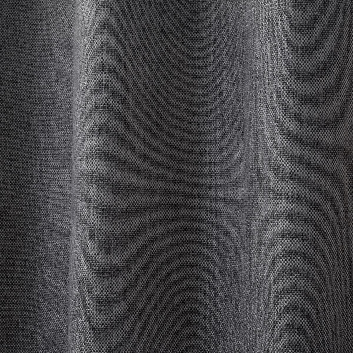 Oxford Charcoal Chenille Pencil Pleat Curtains Charcoal – image 6