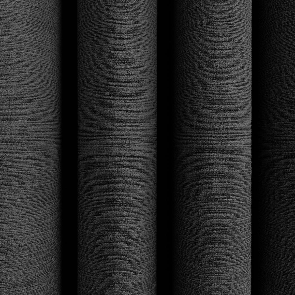 Mendoza Velour Steeple Grey Blackout Pencil Pleat Curtains Steeple Grey – image 3