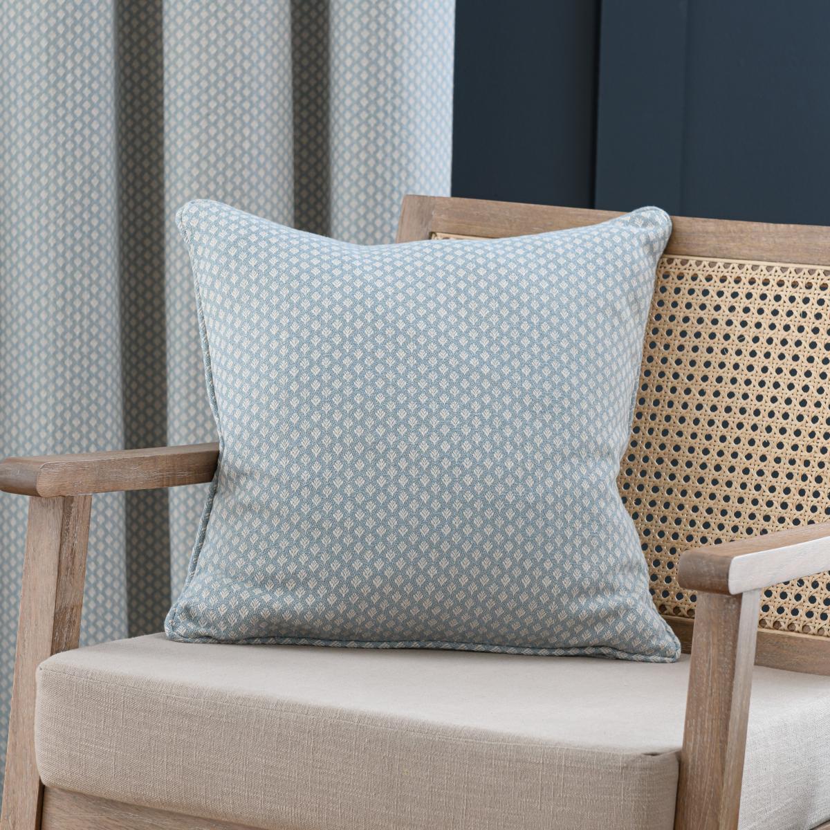 Churchgate Eton Blue Pencil Pleat Curtains Blue – image 6