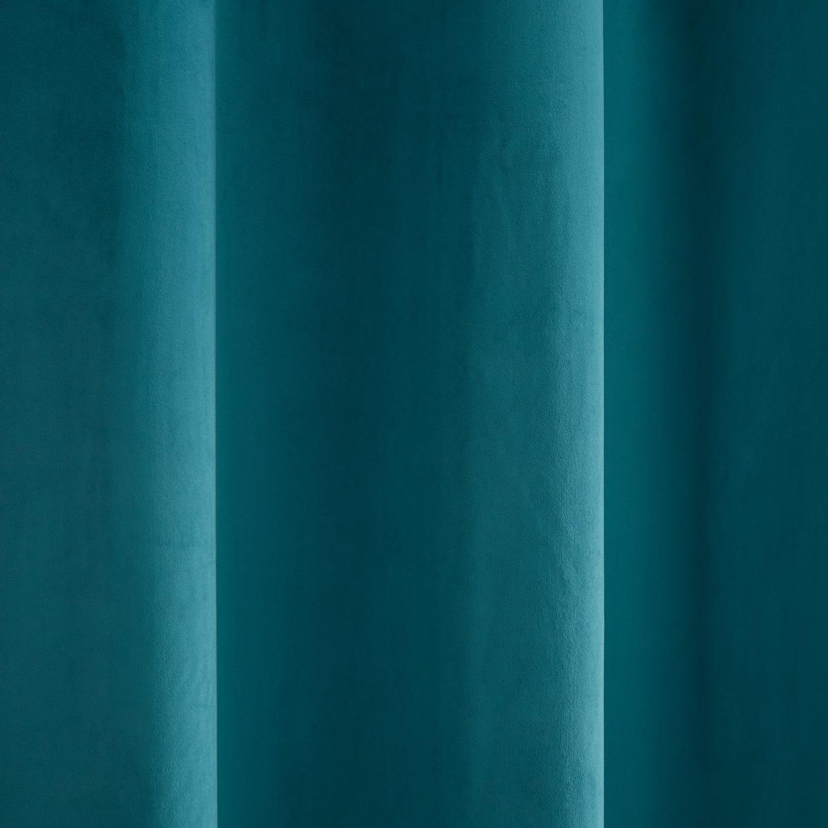 Ashford Teal Pencil Pleat Curtains Green – image 3