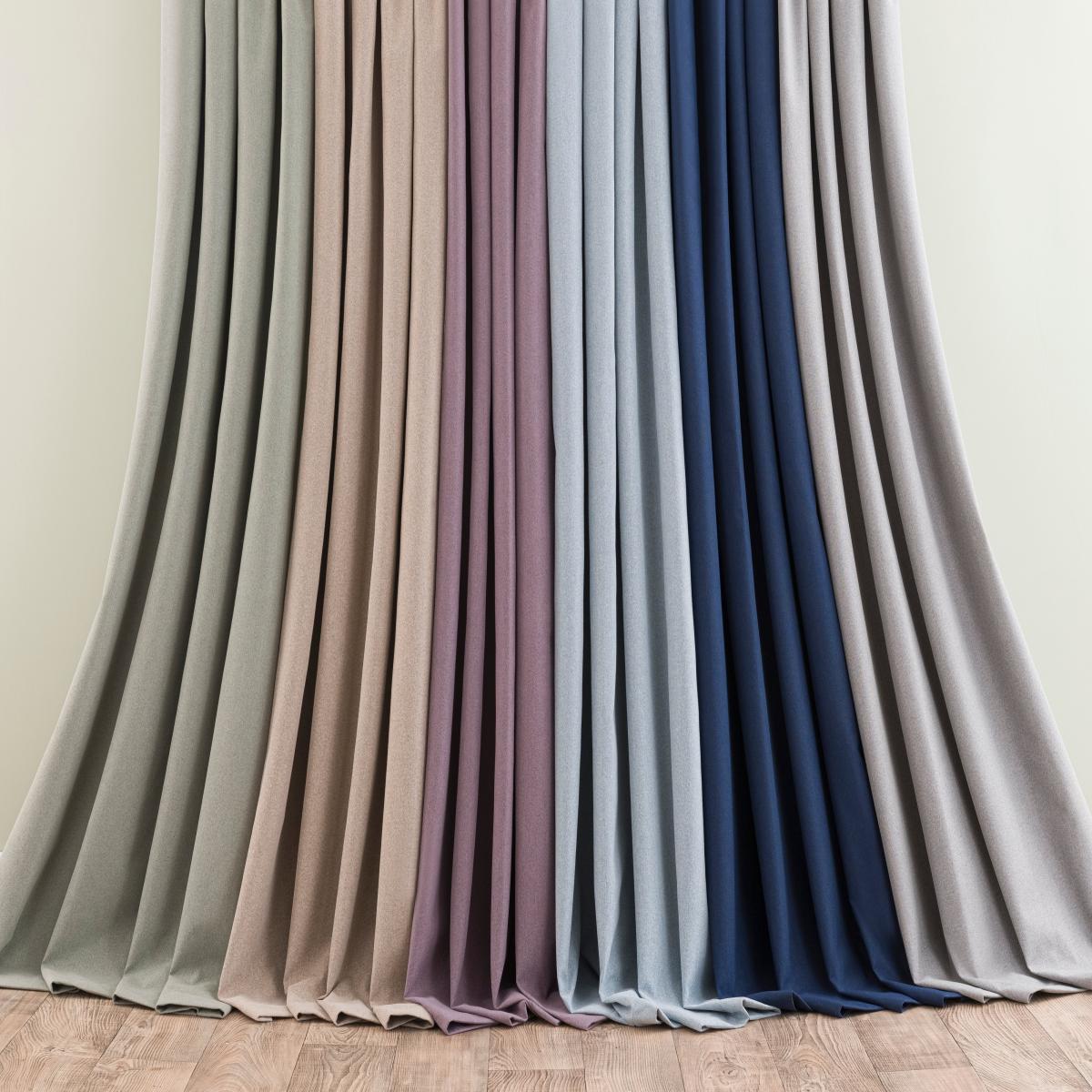 Libra Washable Blackout Pencil Pleat Curtains Navy (Blue) – image 4