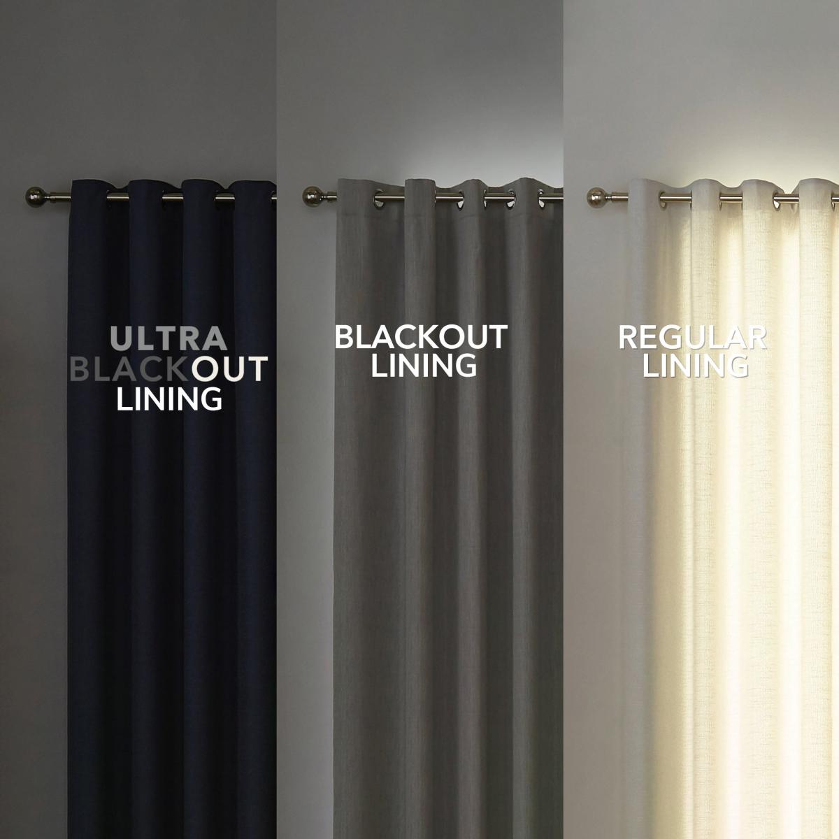 Libra Washable Blackout Pencil Pleat Curtains Navy (Blue) – image 8