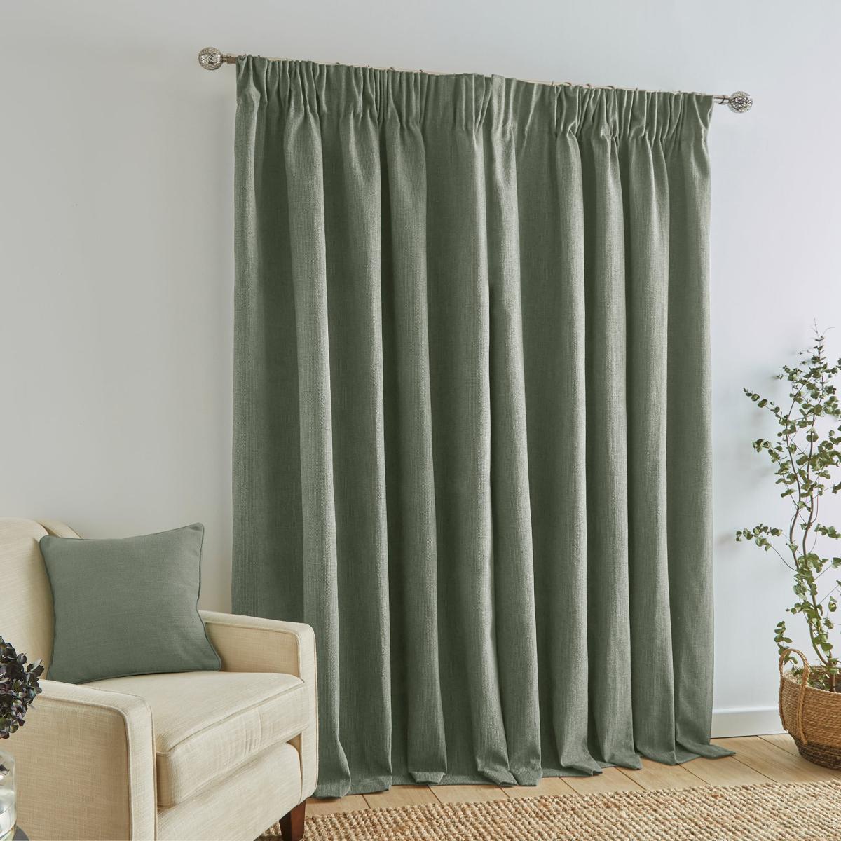 Wynter Sage Pencil Pleat Curtains Sage – image 4
