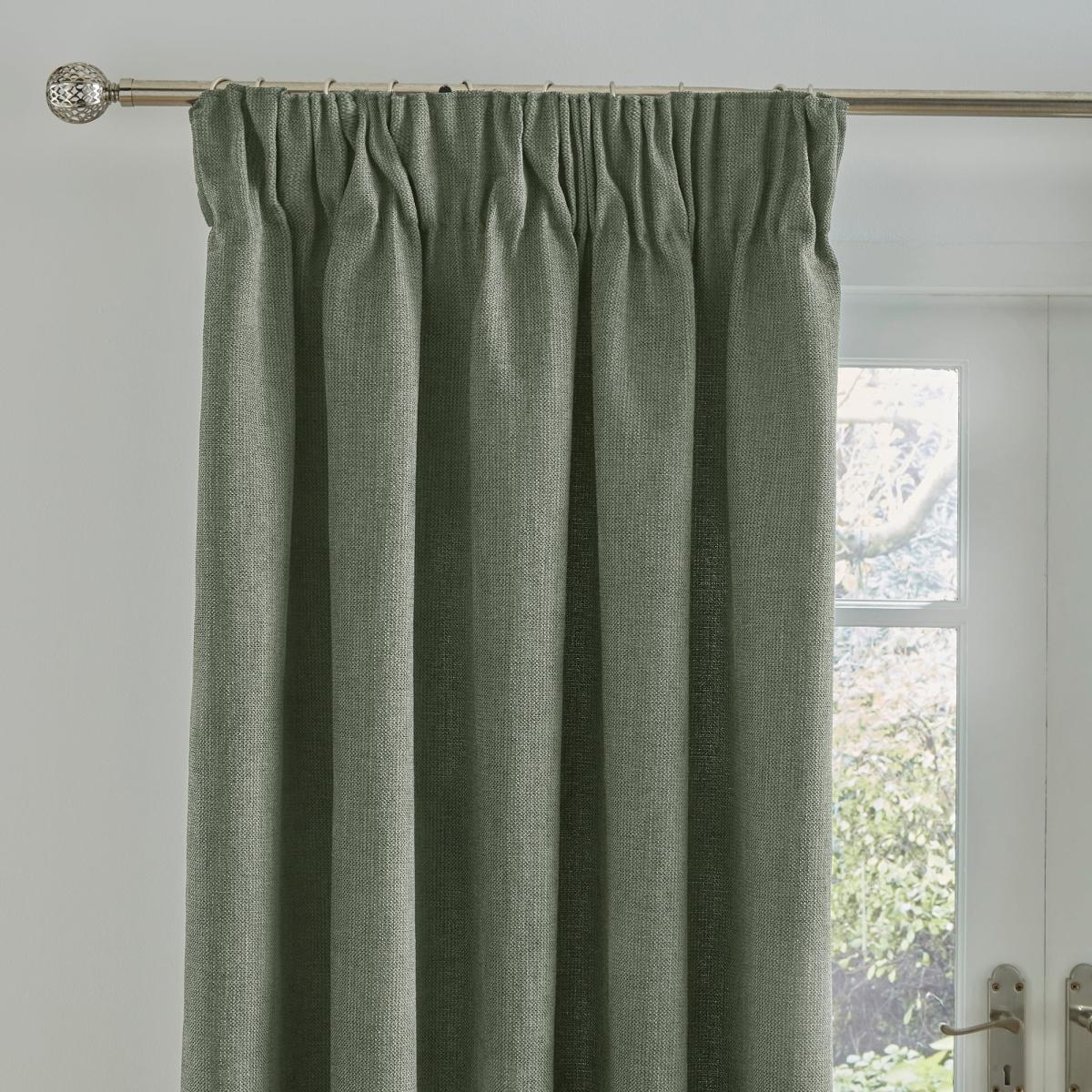 Wynter Sage Pencil Pleat Curtains Sage – image 1