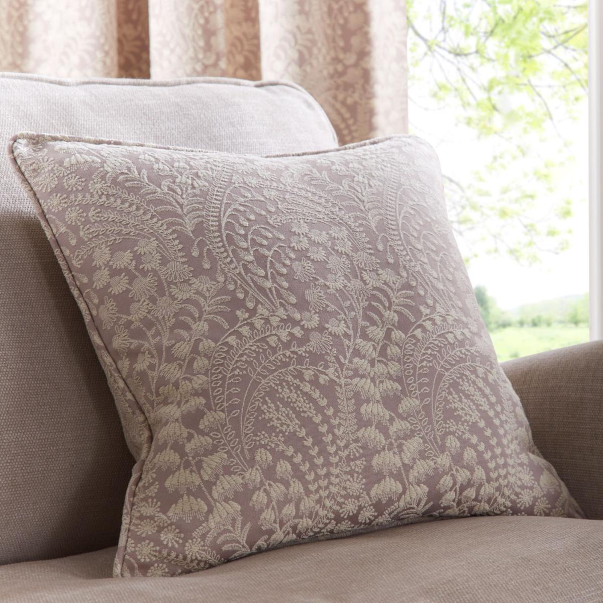 Spring Flowers Natural Pencil Pleat Curtains Natural – image 6