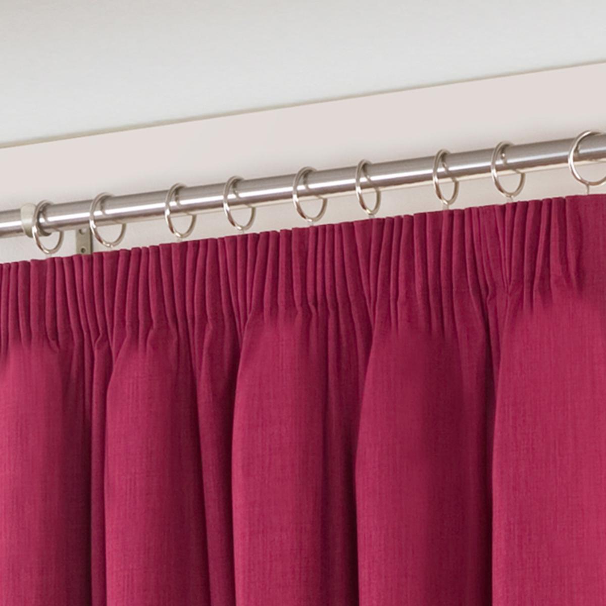 Solar Fuchsia Blackout Pencil Pleat Curtains Fuchsia – image 4