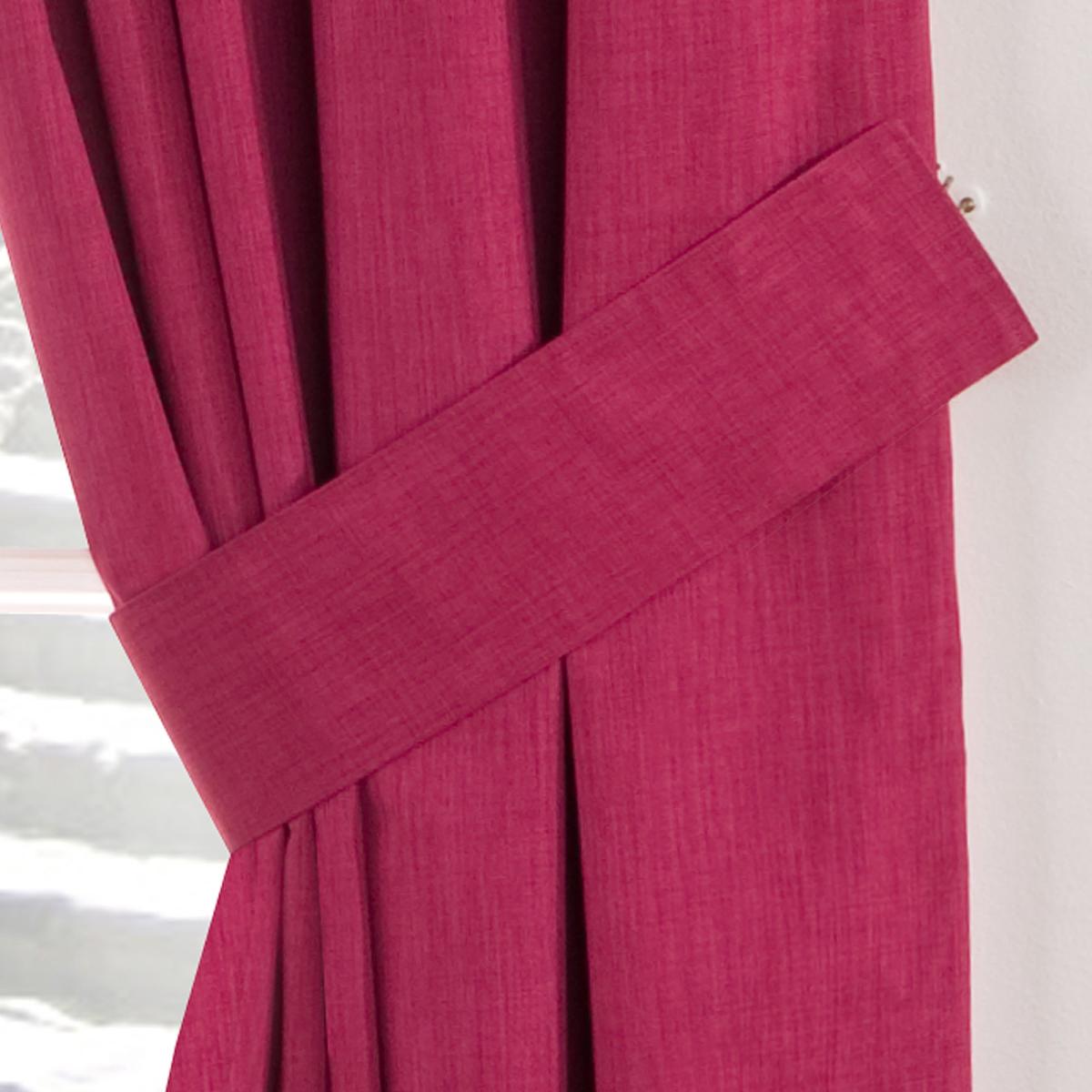 Solar Fuchsia Blackout Pencil Pleat Curtains Fuchsia – image 5