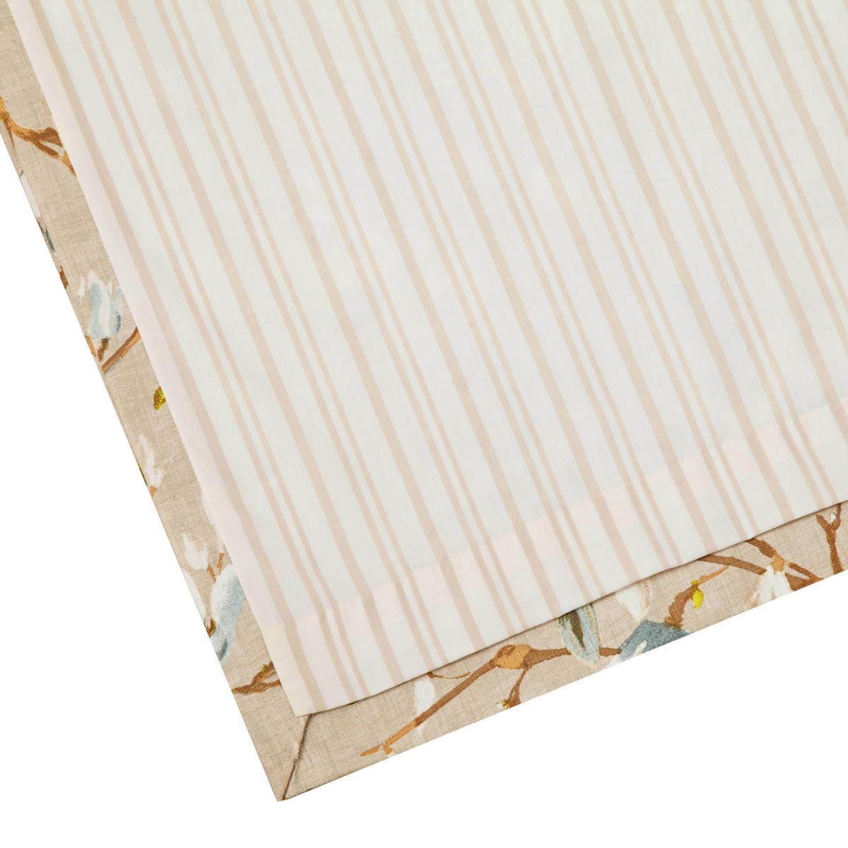 Magnolia Green Pencil Pleat Curtains Green, Blue and White – image 6