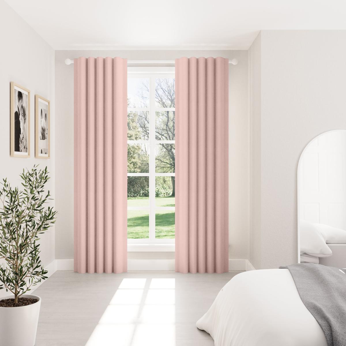 Washable Mason Blush Curtains Blush (Pink) – image 2