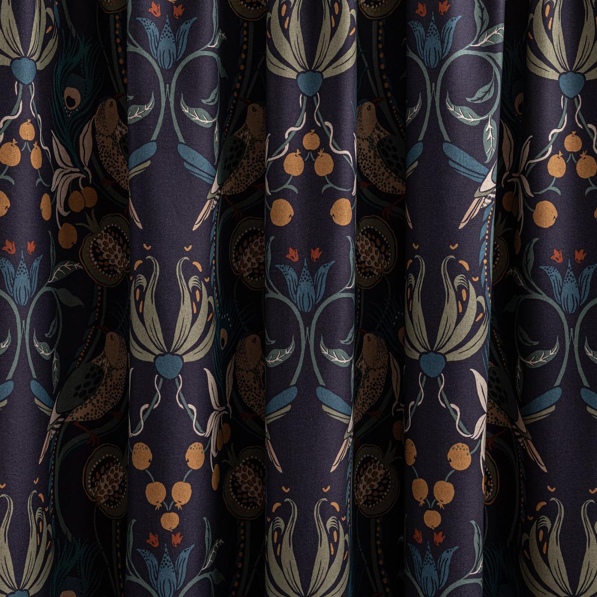 Havisham Navy Pencil Pleat Curtains Navy – image 7