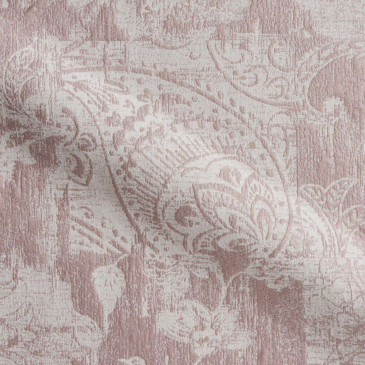 Nancy Made to Measure Curtains Nancy Damask Blush Pink – image 3