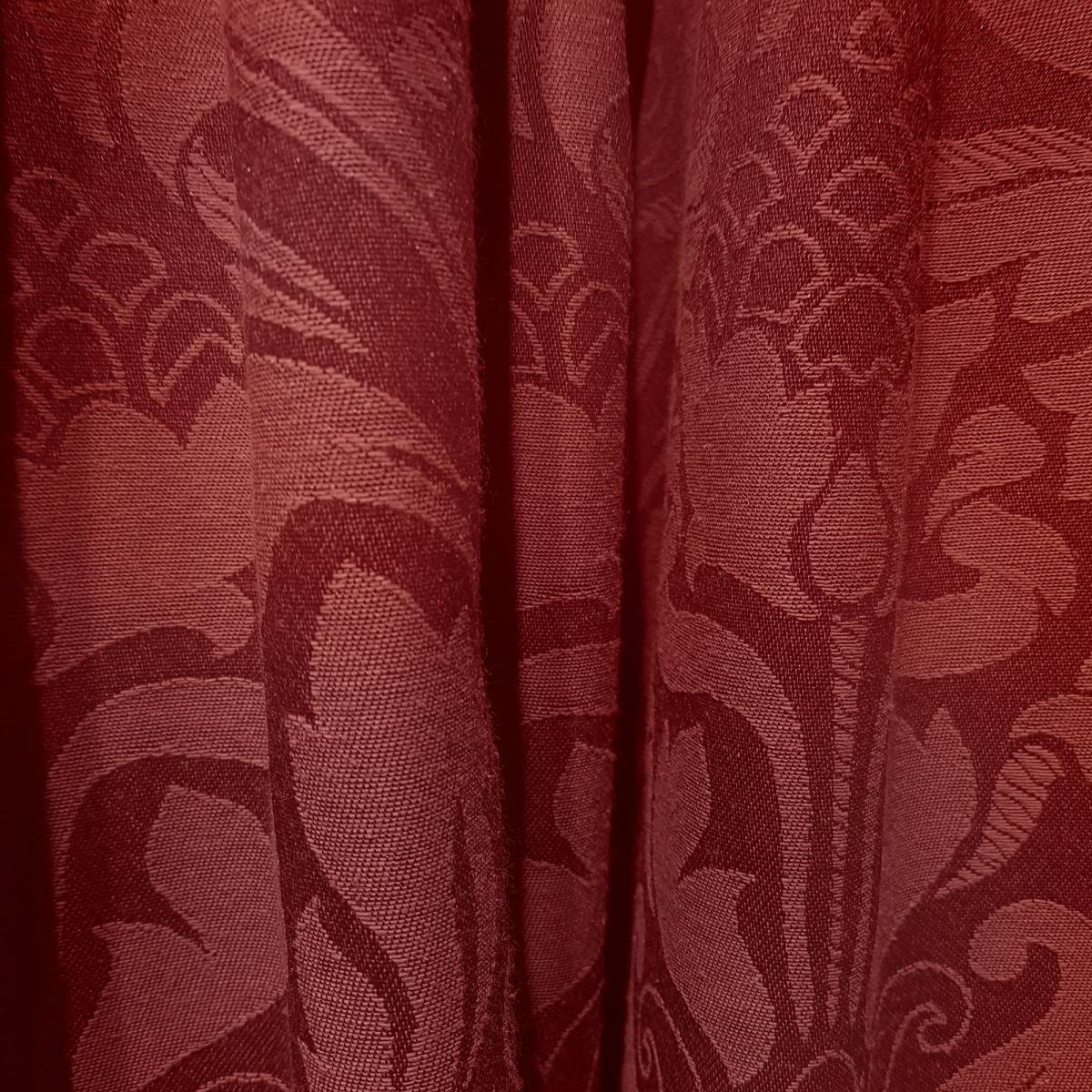 Eastbourne Burgundy Pencil Pleat Curtains Burgundy – image 3