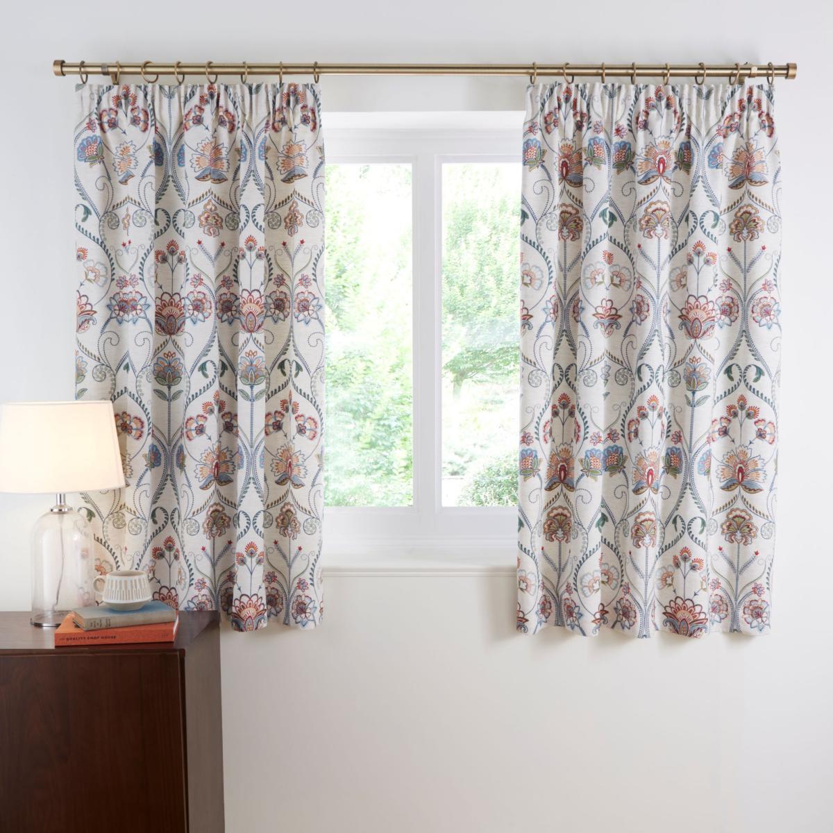 Evelyn Natural Pencil Pleat Curtains Natural – image 5