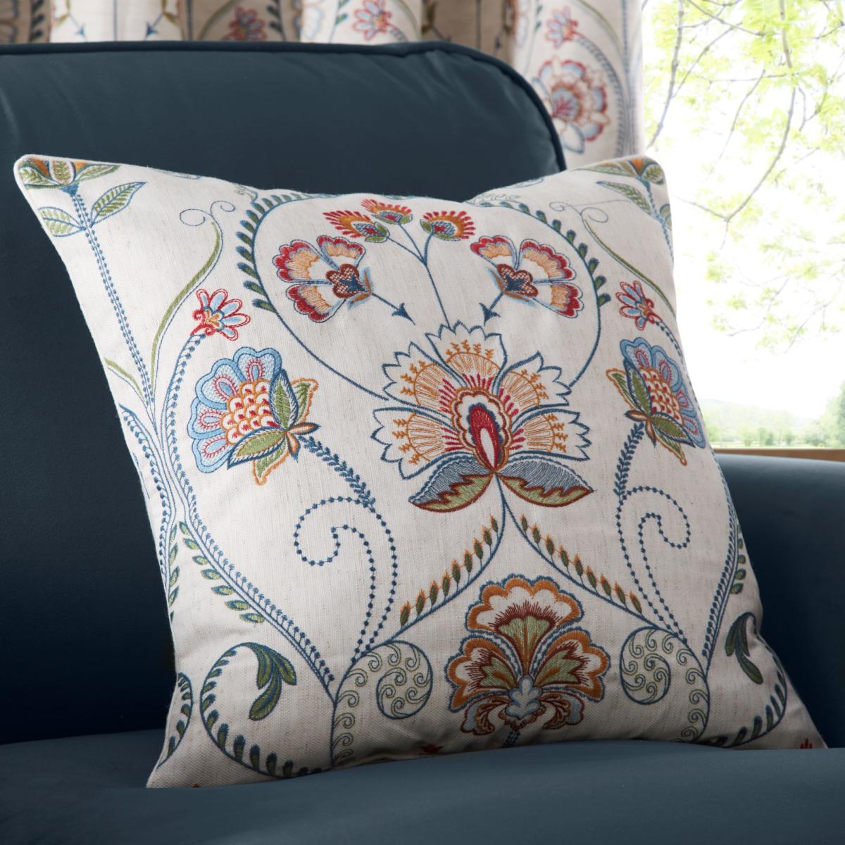 Evelyn Natural Pencil Pleat Curtains Natural – image 6