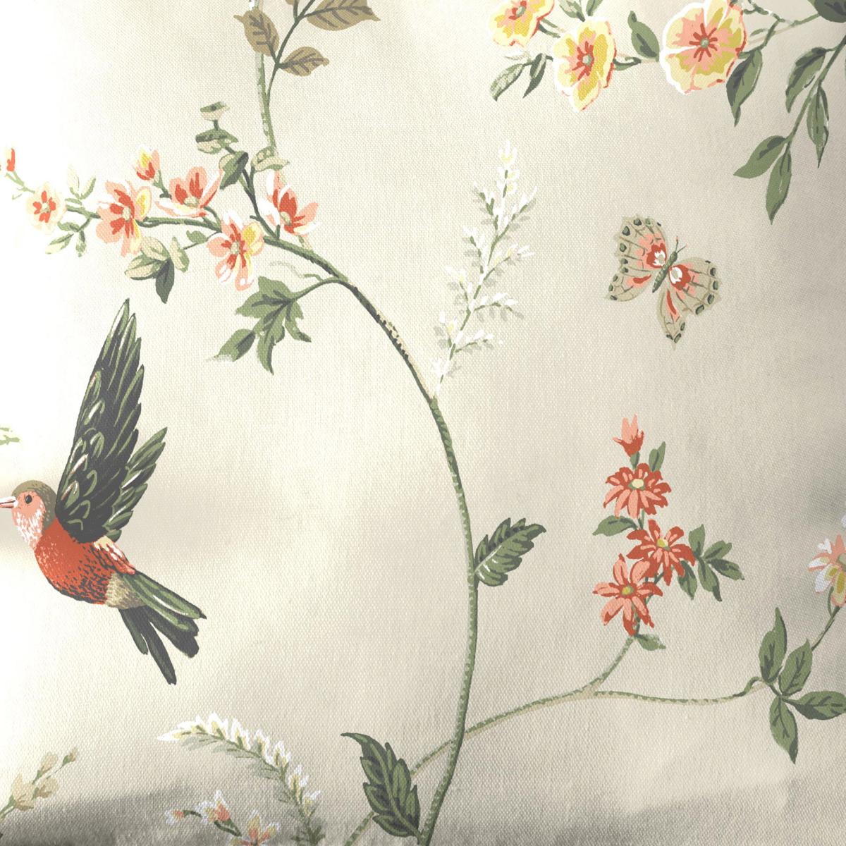 Darnley Coral Pencil Pleat Curtains Coral – image 3
