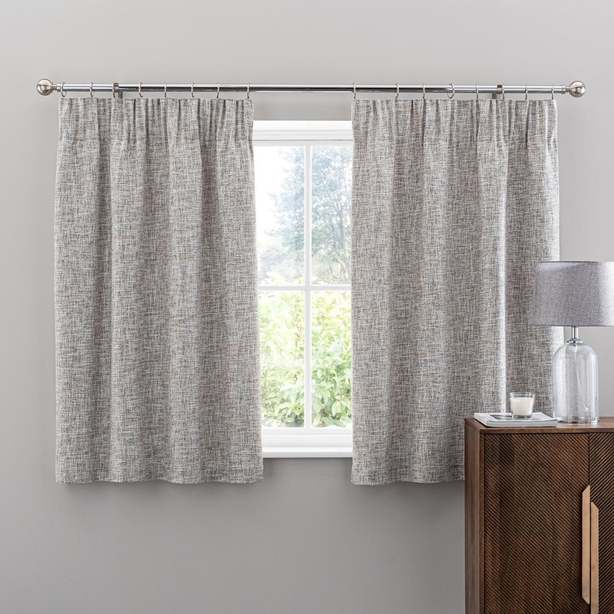 Harlow Natural Pencil Pleat Curtains Natural – image 4