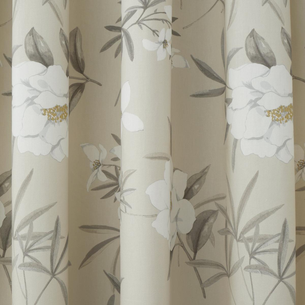 Eve Natural Pencil Pleat Curtains Natural – image 3