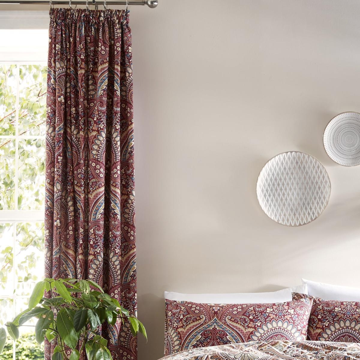 Palais Pencil Pleat Curtain 66cm x 72cm MultiColoured – image 3
