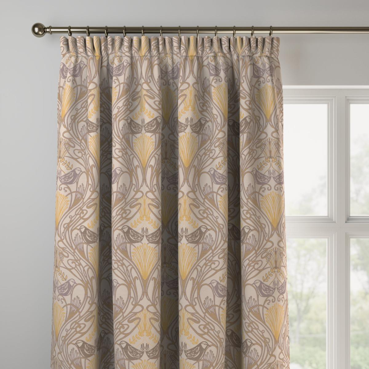 Treviso Made to Measure Curtains yellow – image 2