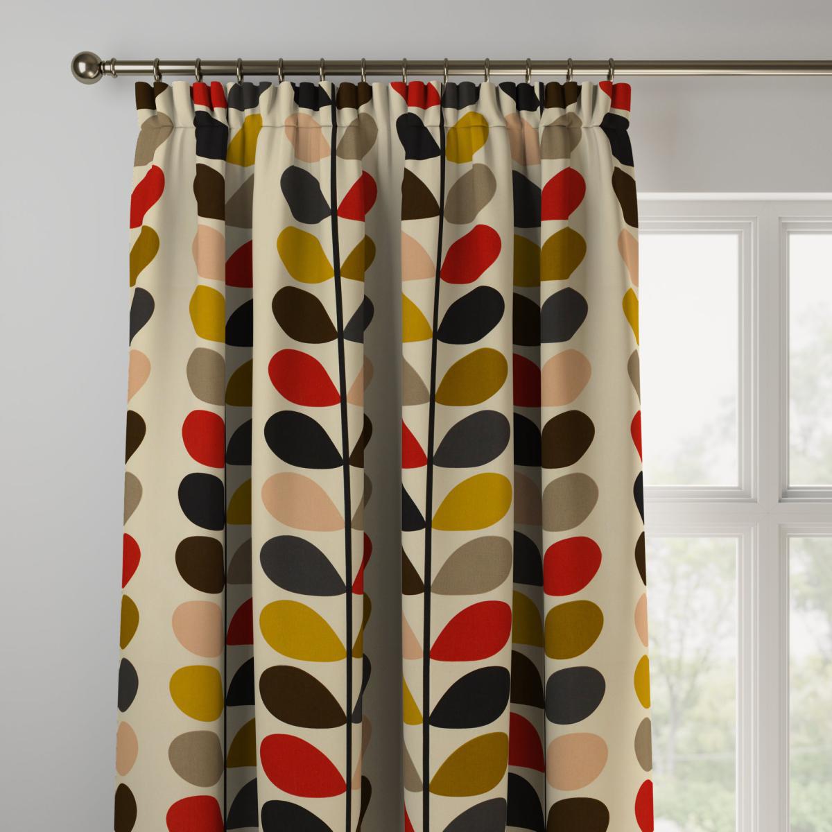 Orla Kiely Tomato Stem Made to Measure Curtains multicoloured – image 2