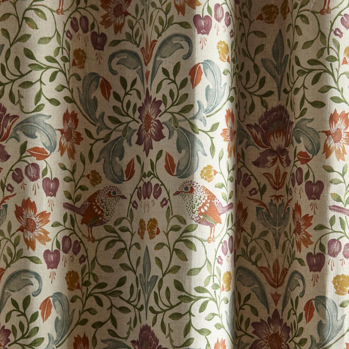 Ruskin Natural Pencil Pleat Curtains Natural – image 3