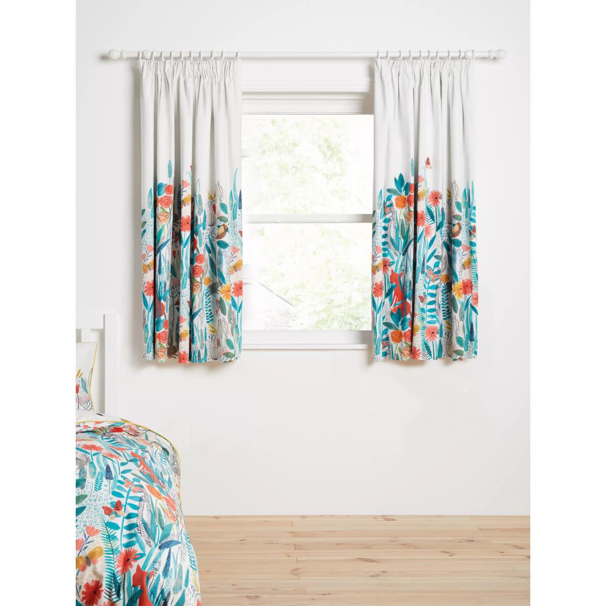 Harlequin Hide and Seek Pencil Pleat Blackout Lined Children's Curtains, Multi – image 3