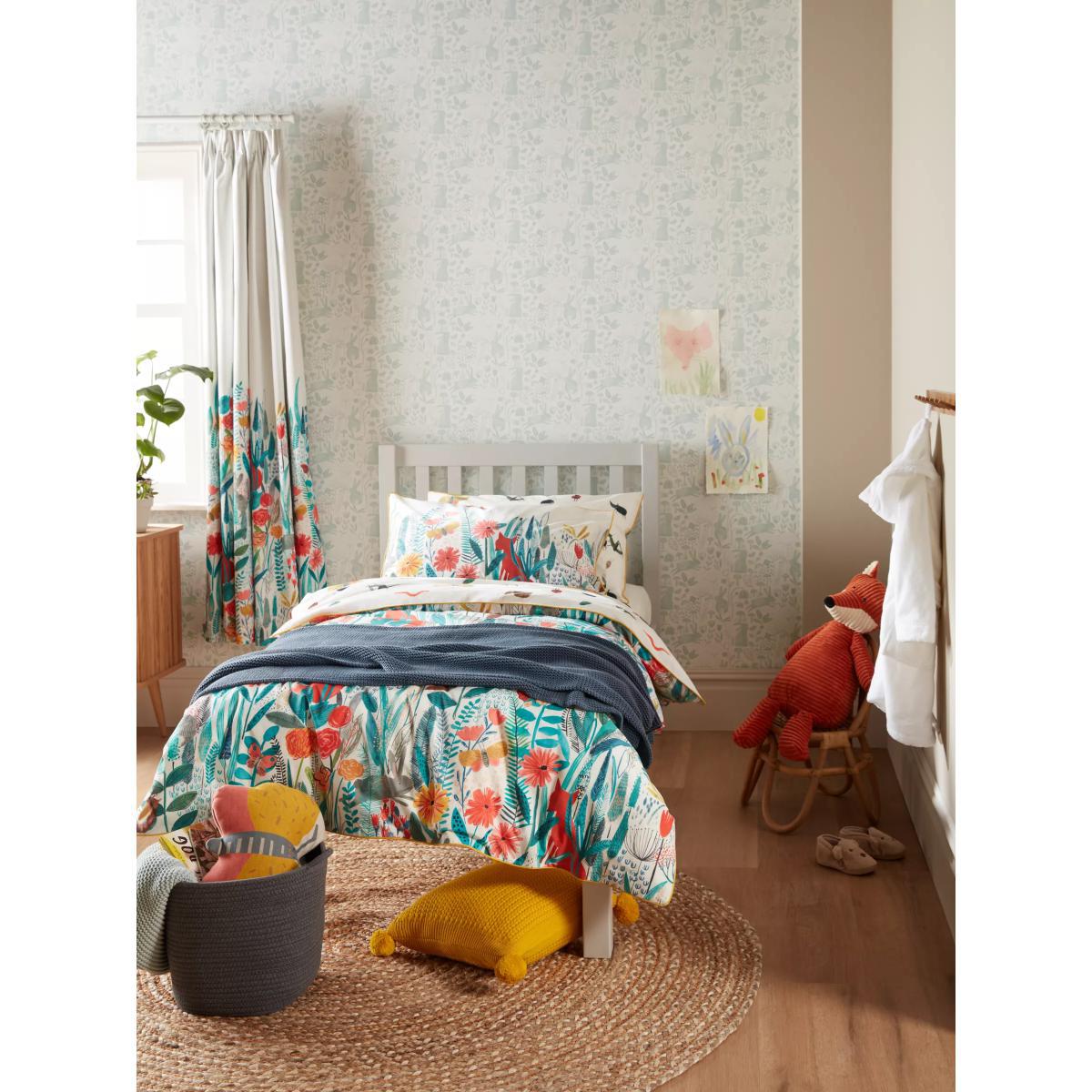 Harlequin Hide and Seek Pencil Pleat Blackout Lined Children's Curtains, Multi – image 7