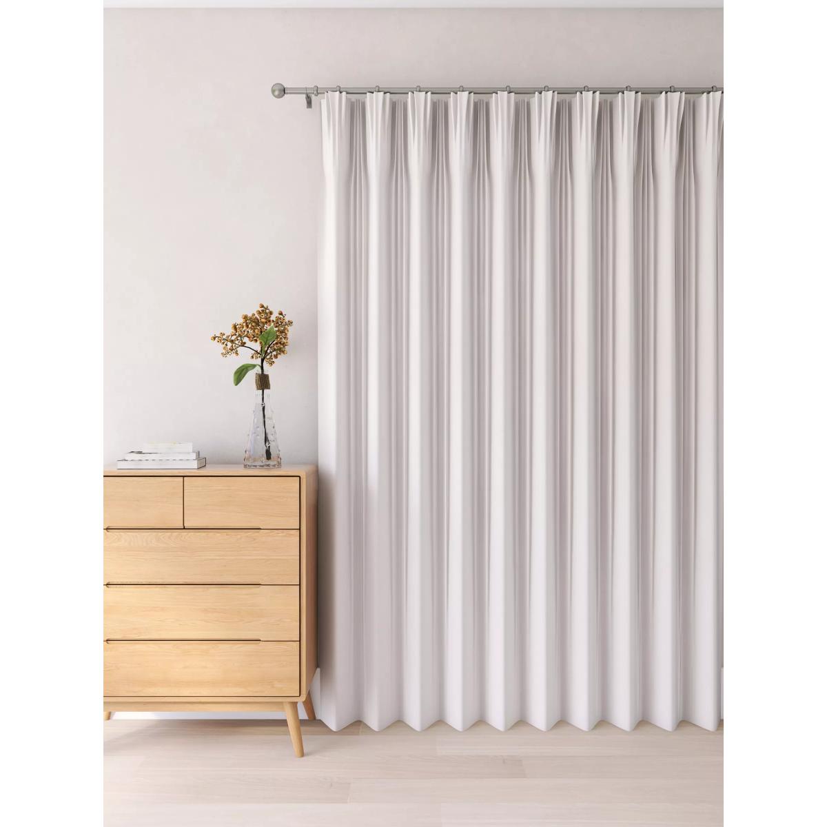 John Lewis & Partners Textured Weave Recycled Polyester Pencil Pleat Door Curtain – image 8