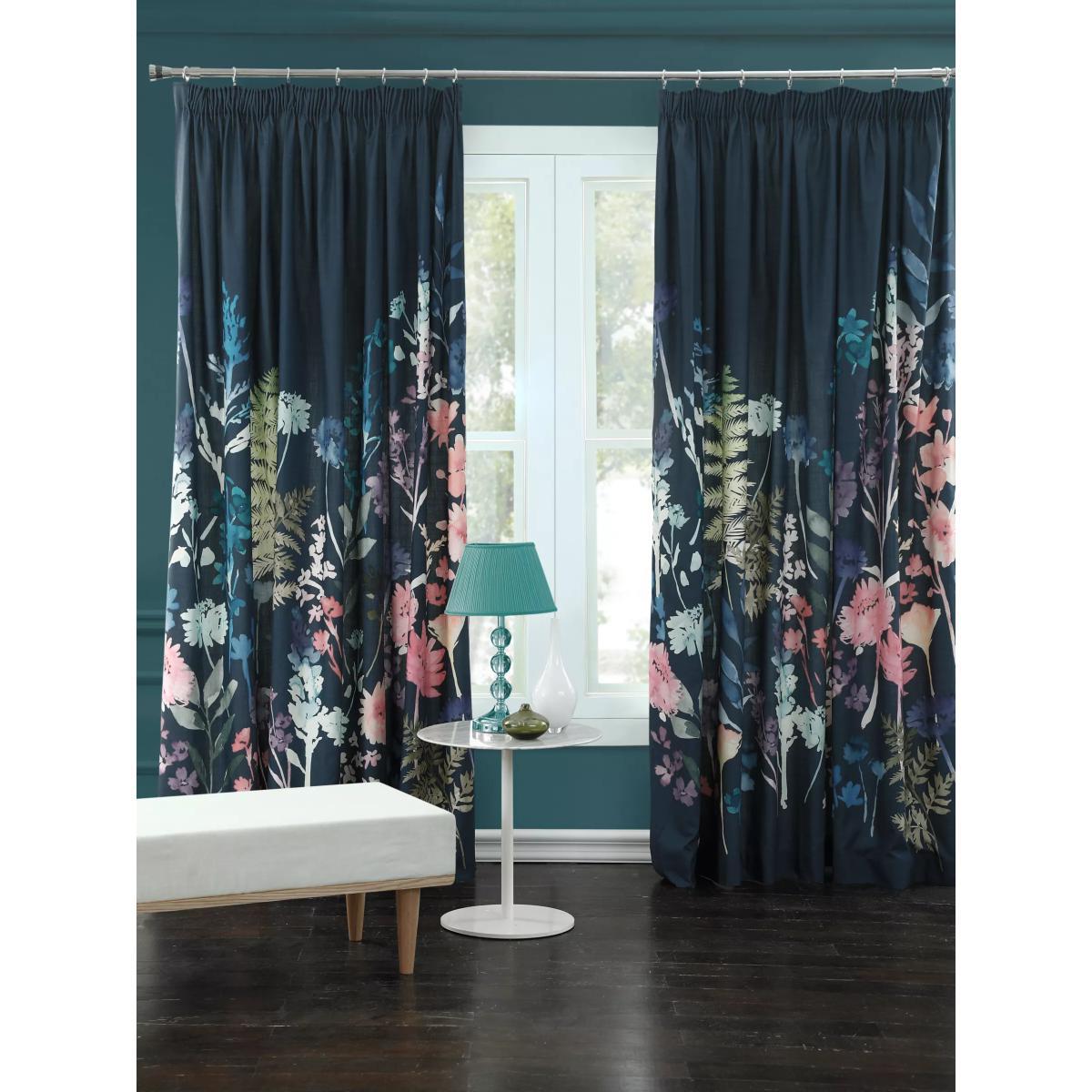 bluebellgray Peggy Pair Lined Pencil Pleat Curtains – image 3