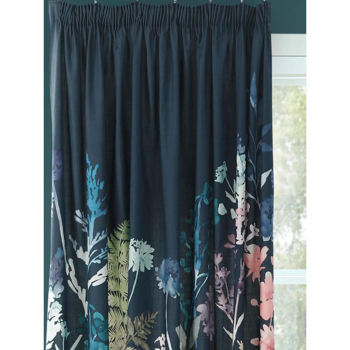 bluebellgray Peggy Pair Lined Pencil Pleat Curtains – image 1